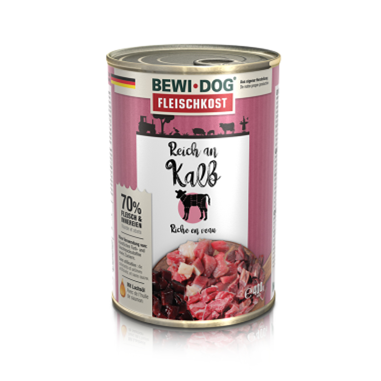 Lata BewiDog Rico en Ternera 400 GR 1