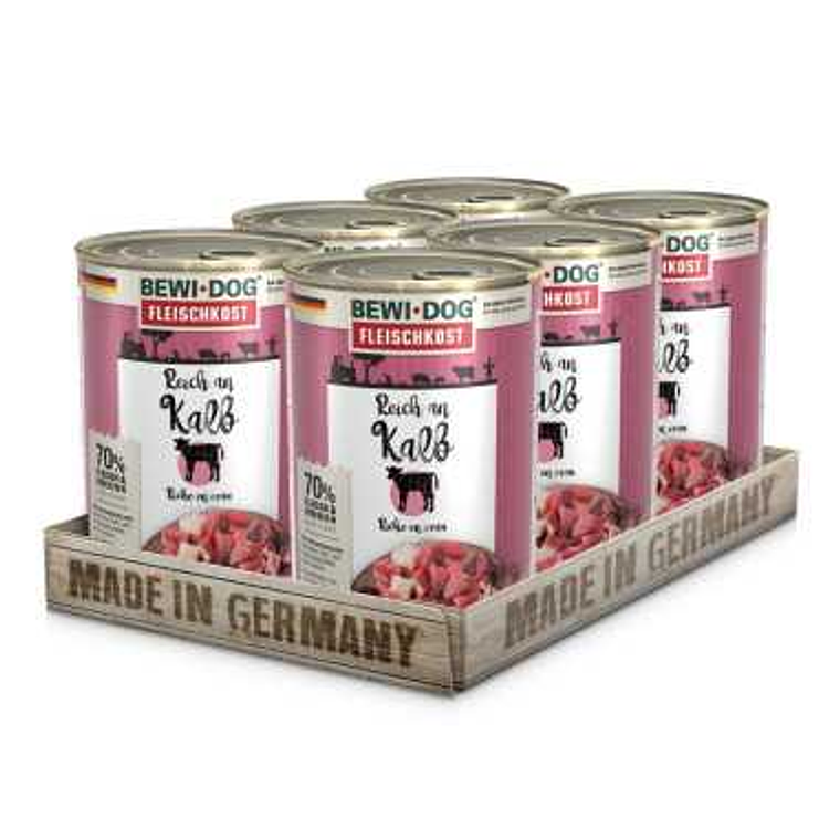 Display Lata BewiDog Rico en Ternera 6×400 GR 1