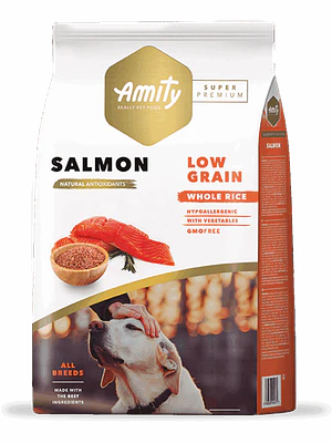Amity Super Premium Low Grain Salmon Adulto 14 KG