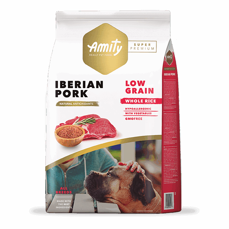 Amity Super Premium Low Grain Iberian Pork Adulto 4 KG 1