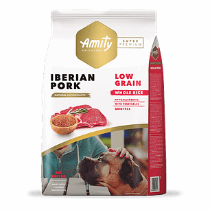 Amity Super Premium Low Grain Iberian Pork Adulto 14 KG