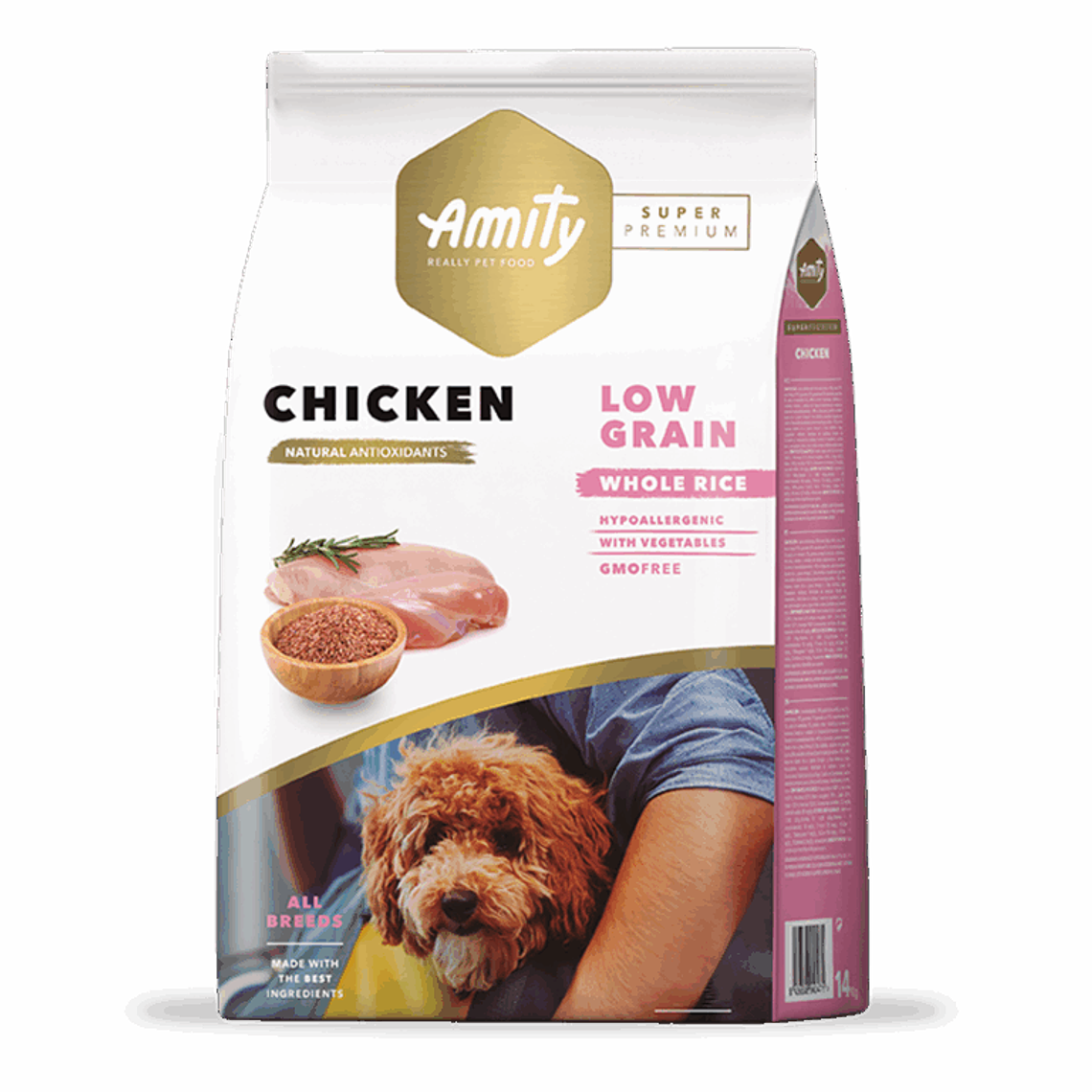 Amity Super Premium Low Grain Chicken Adulto 4 KG 1