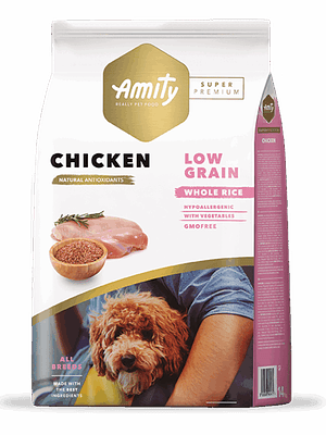 Amity Super Premium Low Grain Chicken Adulto 4 KG