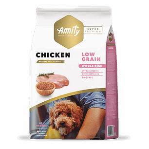Amity Super Premium Low Grain Chicken Adulto 14 KG