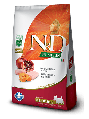 N&D Pumpkin Canine Adult Frango Mini 2.5 KG