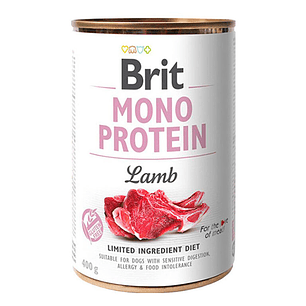 Lata Brit Care Mono Protein Lamb Cordero 400 GR
