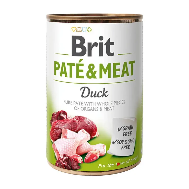 Lata Brit Care Pate & Meat Duck 400 GR 1