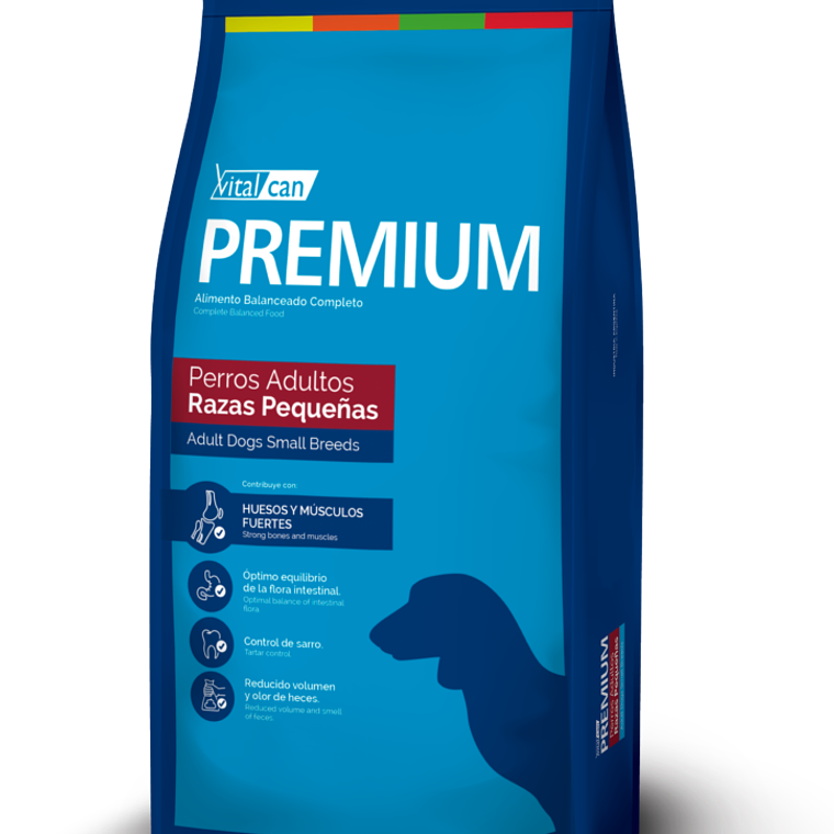 Vitalcan Premium Perro Adulto Razas Pequeñas 7.5 KG 1