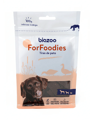 Biazoo Perro Tiras de Pato 100gr