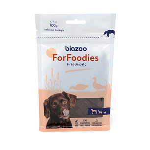 Biazoo Perro Tiras de Pato 100gr