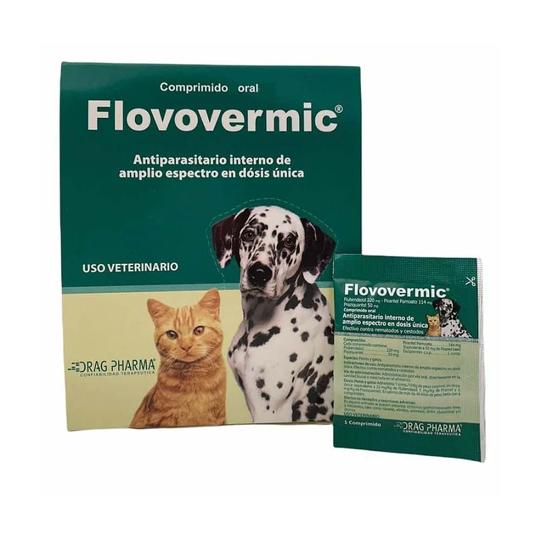 Flovovermic 1 Comprimido Perros y Gatos 1