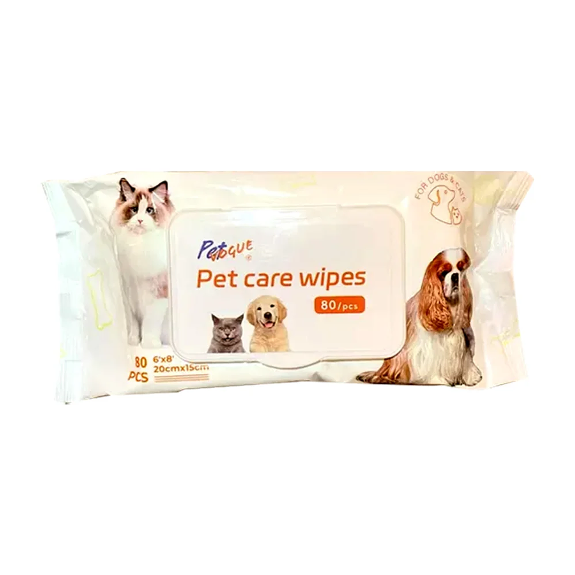 Petvogue Pet Care Toallitas Húmedas 80 unidades  1