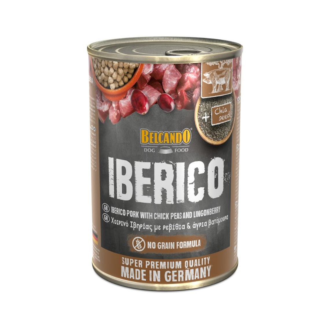 Belcando Lata Cerdo Ibérico, Garbanzos y Arándanos 400GR 1