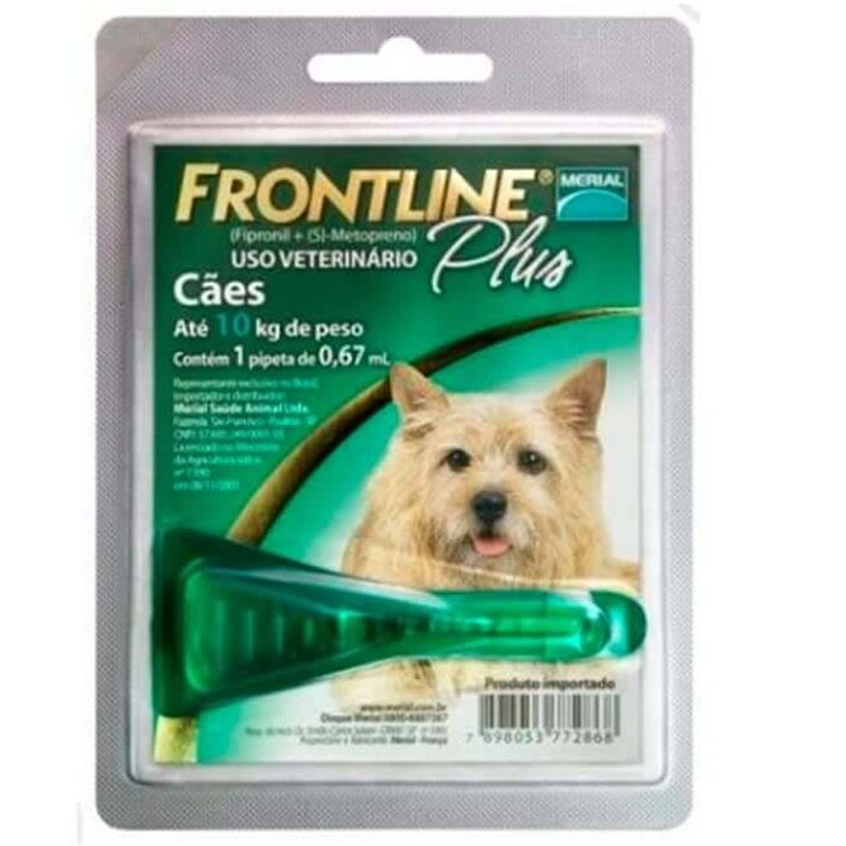 Pipeta Frontline Plus 2 a 10 KG 0.67ml 1