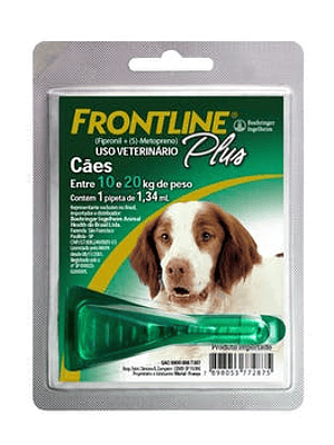 Pipeta Frontline Plus 10 a 20 KG 1.34ml