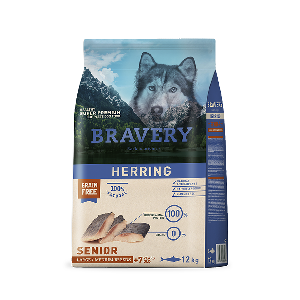 Bravery Herring Senior Large/Medium Breeds 12KG 1