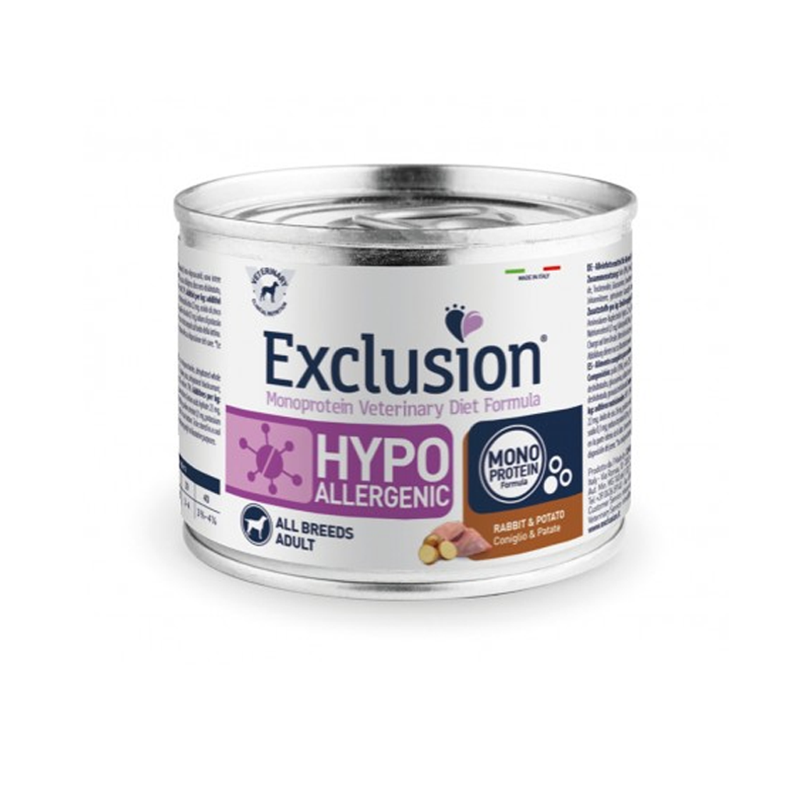 Exclusion Perro Veterinario Hipoalergenico Conejo Y Papa 200 grs 1