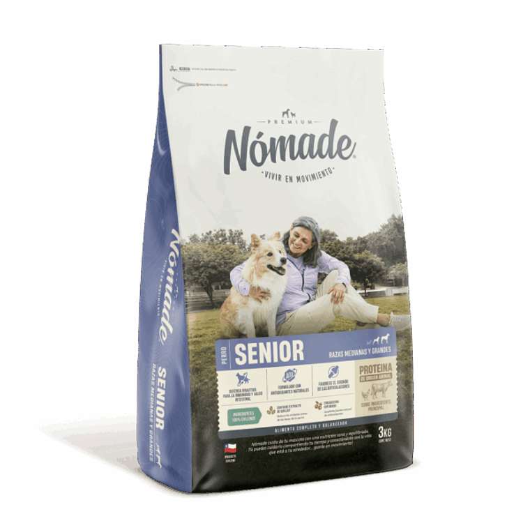 Nómade Senior Adulto Razas Medianas y Grandes 3 KG 1