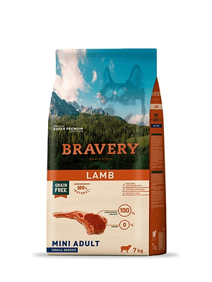 Bravery Lamb Mini Adult Small Breeds 7 KG