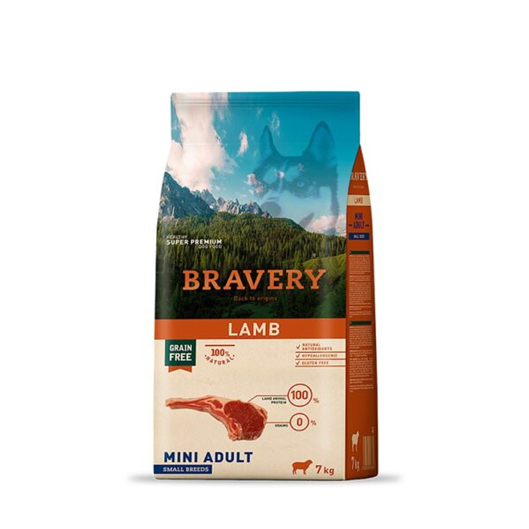 Bravery Lamb Mini Adult Small Breeds 7 KG 1
