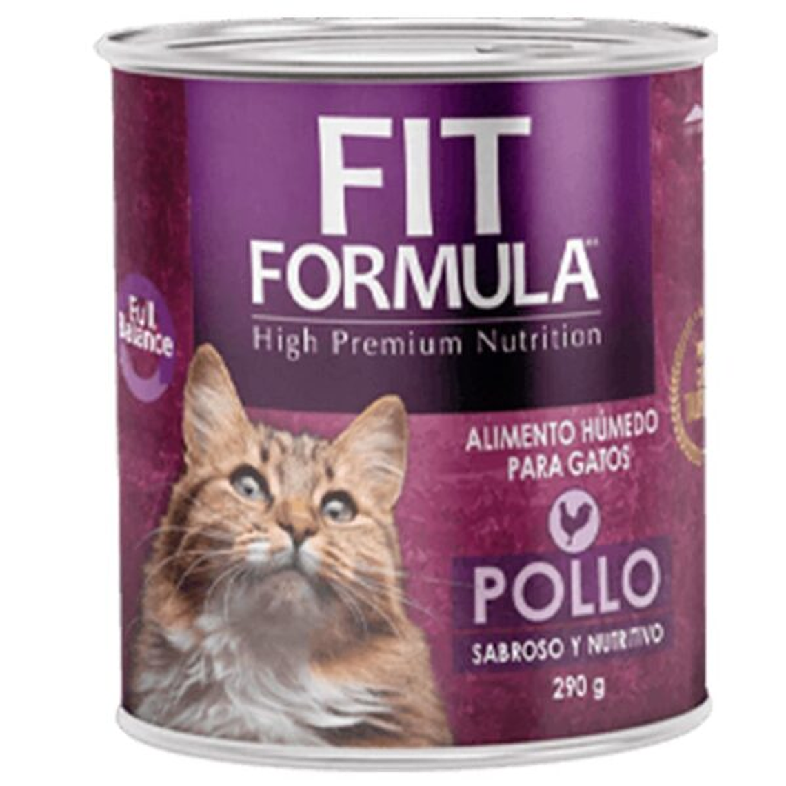 Lata Fit Formula Gato Pollo 290GR Unidad 1