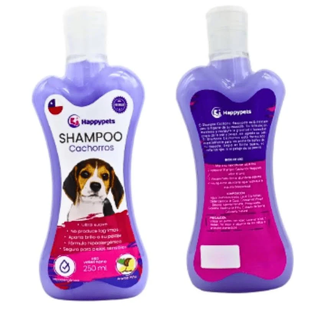 Shampoo Para Cachorros, Shampoo Perros 250ml Happypets Fragancia Piña 1