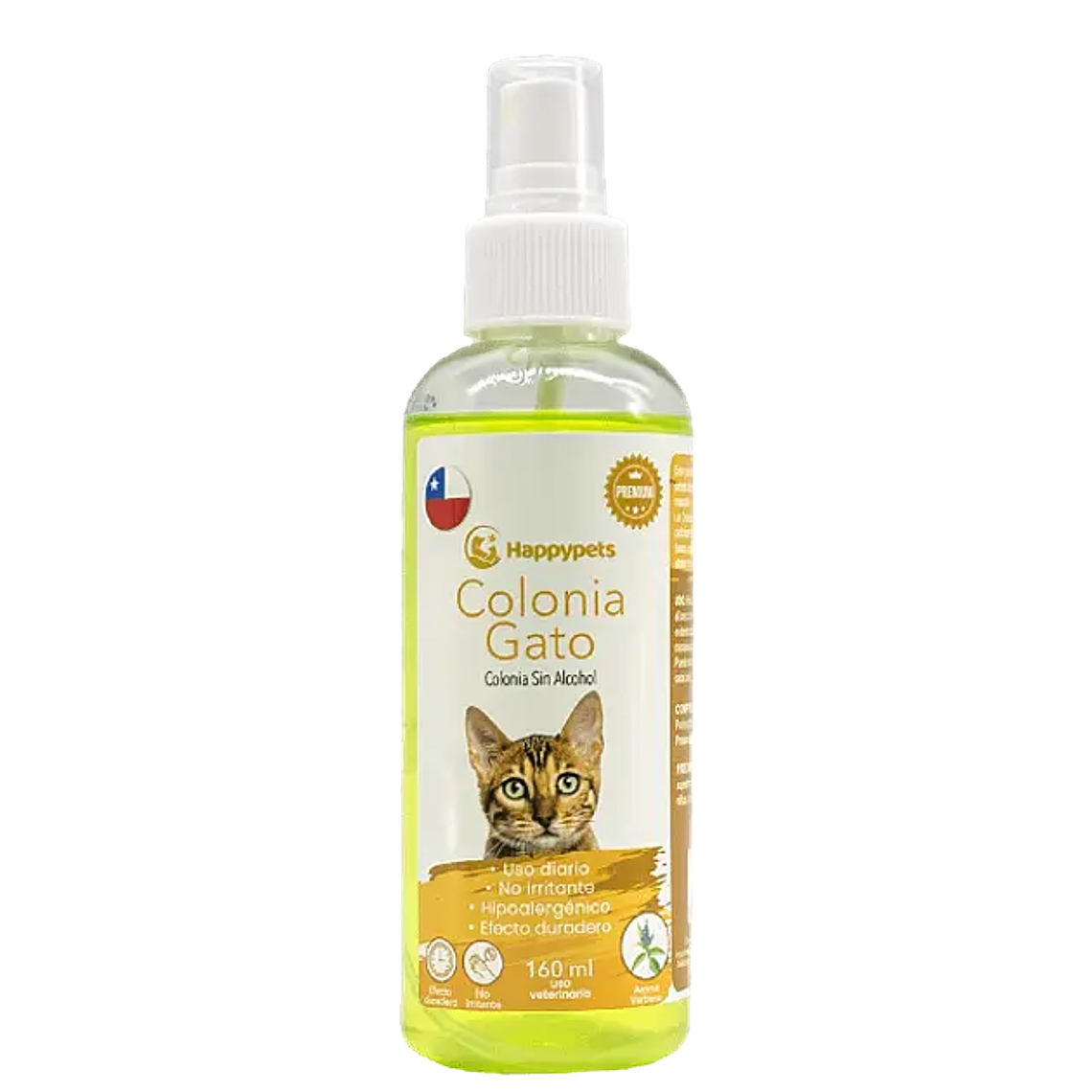 Colonia Para Gato Sin Alcohol Aroma Verbena 160 ml 1