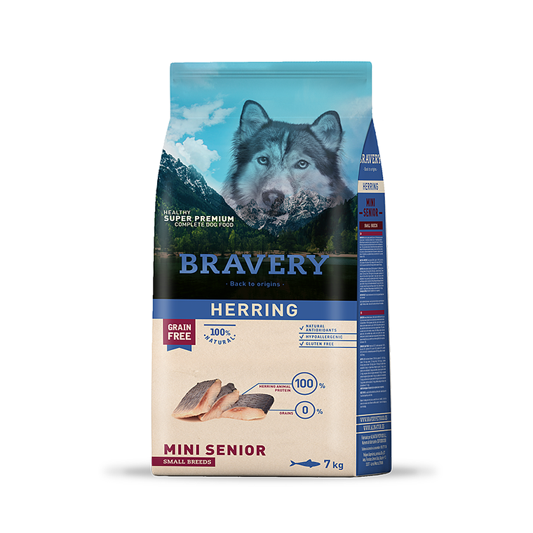 Bravery Herring Senior Small Breeds 7KG 1