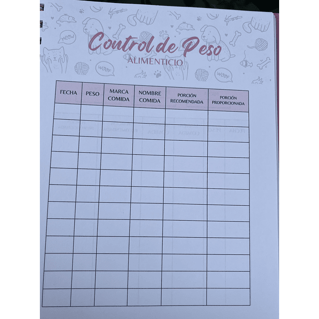 Agenda Control Veterinario Personalizado