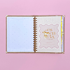 PLANNER CON FECHA BEIGE, ANILLADO