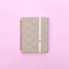 PLANNER SIN FECHA DIARIO BEIGE, ANILLADO