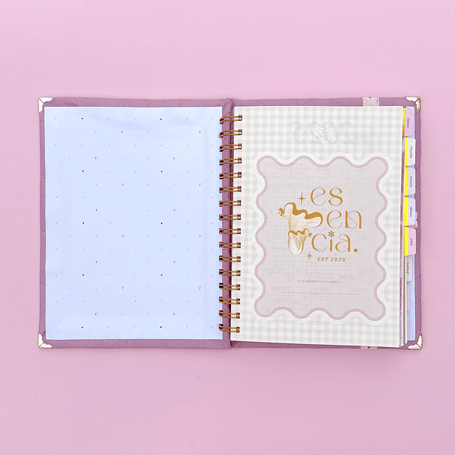 PLANNER SIN FECHA DIARIO PINK, ANILLADO