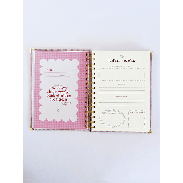 Planner con fecha "SENTIR" Archivador