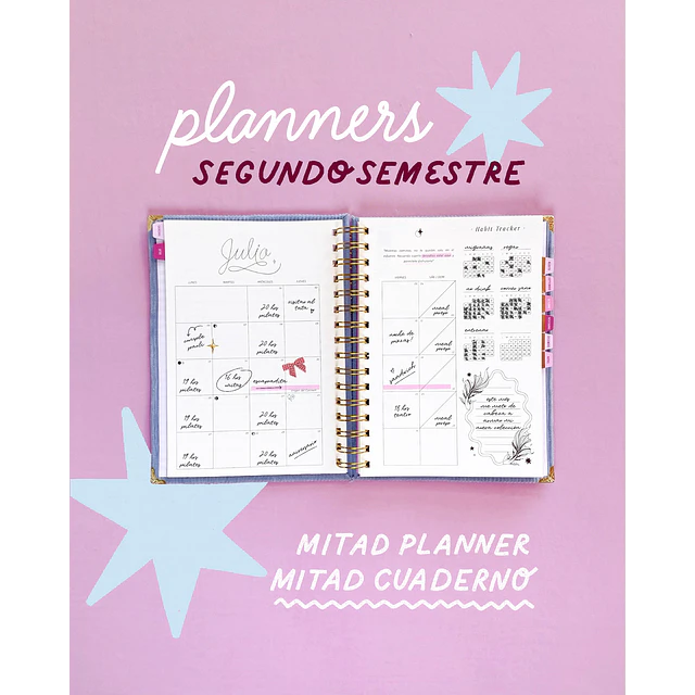 Planner 2do Semestre "SENTIR", Anillado