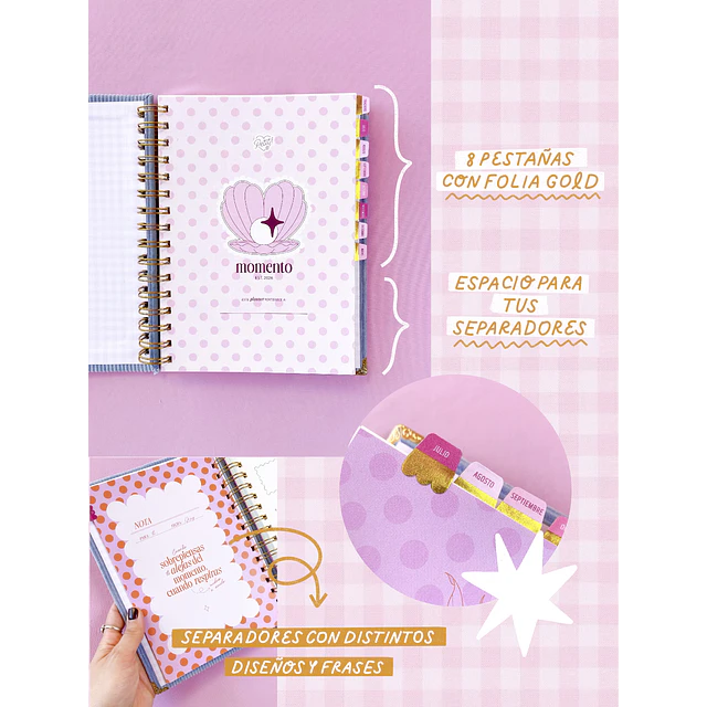 Planner 2do Semestre "SENTIR", Anillado