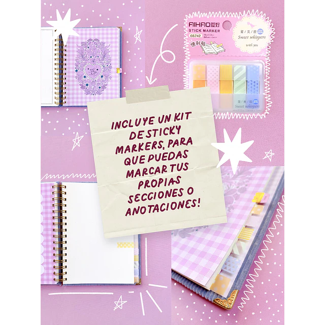 Planner 2do Semestre "FULGOR", Anillado