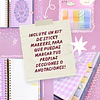 Planner 2do Semestre "FULGOR", Anillado