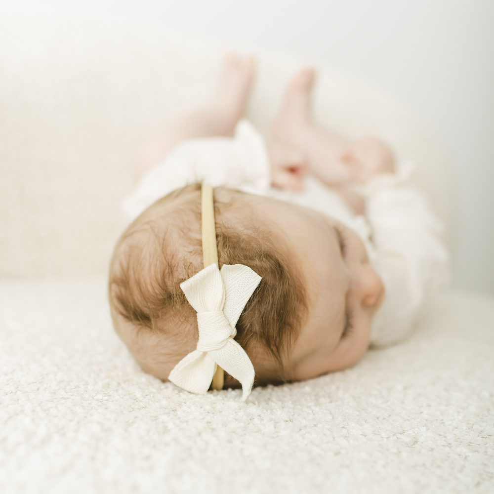 Laço Clássico - Creme