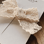 Laço Renda Cru - Gancho