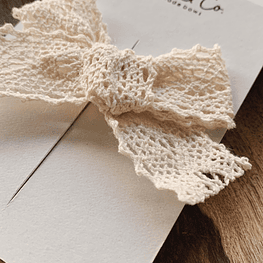 Laço Renda Cru - Gancho