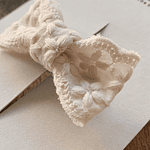 Laço Renda Bordada - Gancho