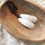 Clips Bordados - Branco