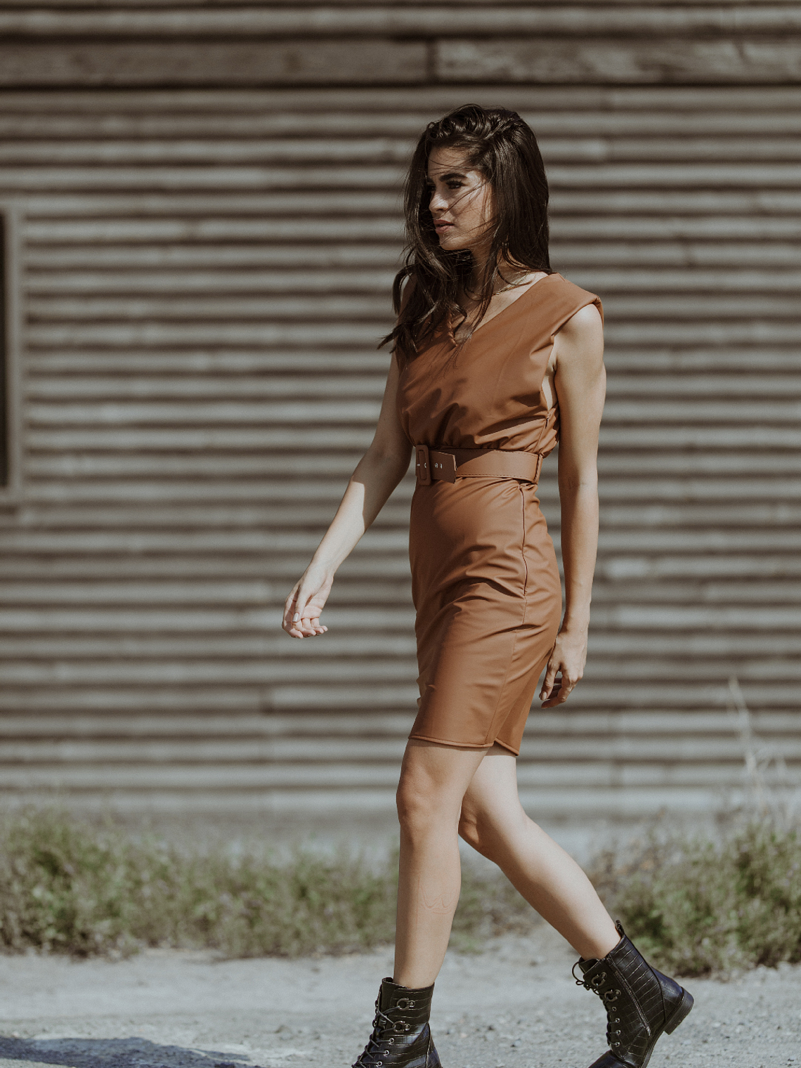 Samantha Brown PU Dress 2