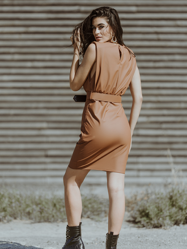 Samantha Brown PU Dress 3