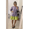 Block Purple Dress