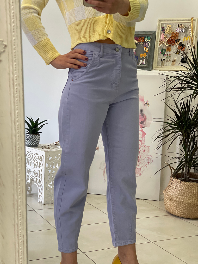 Purple Mom's Fit Jeans  1