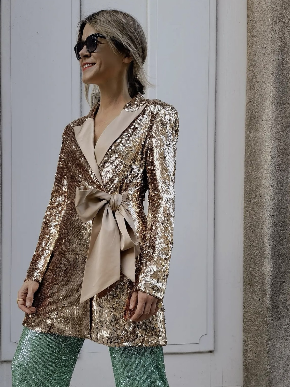 Sparkle Beige Dress 2