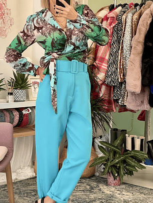 Aqua High Waist Trousers 