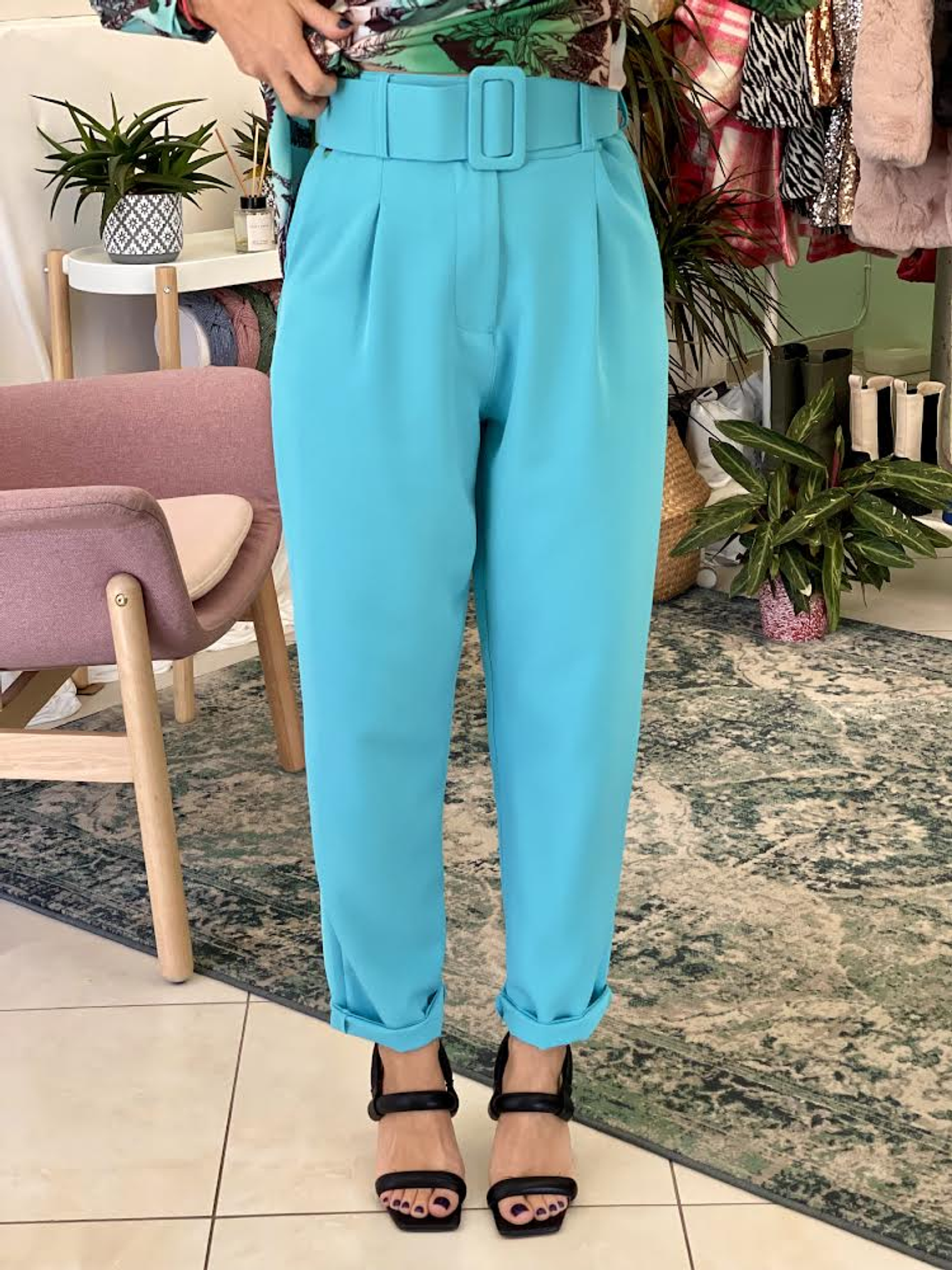 Aqua High Waist Trouser  2