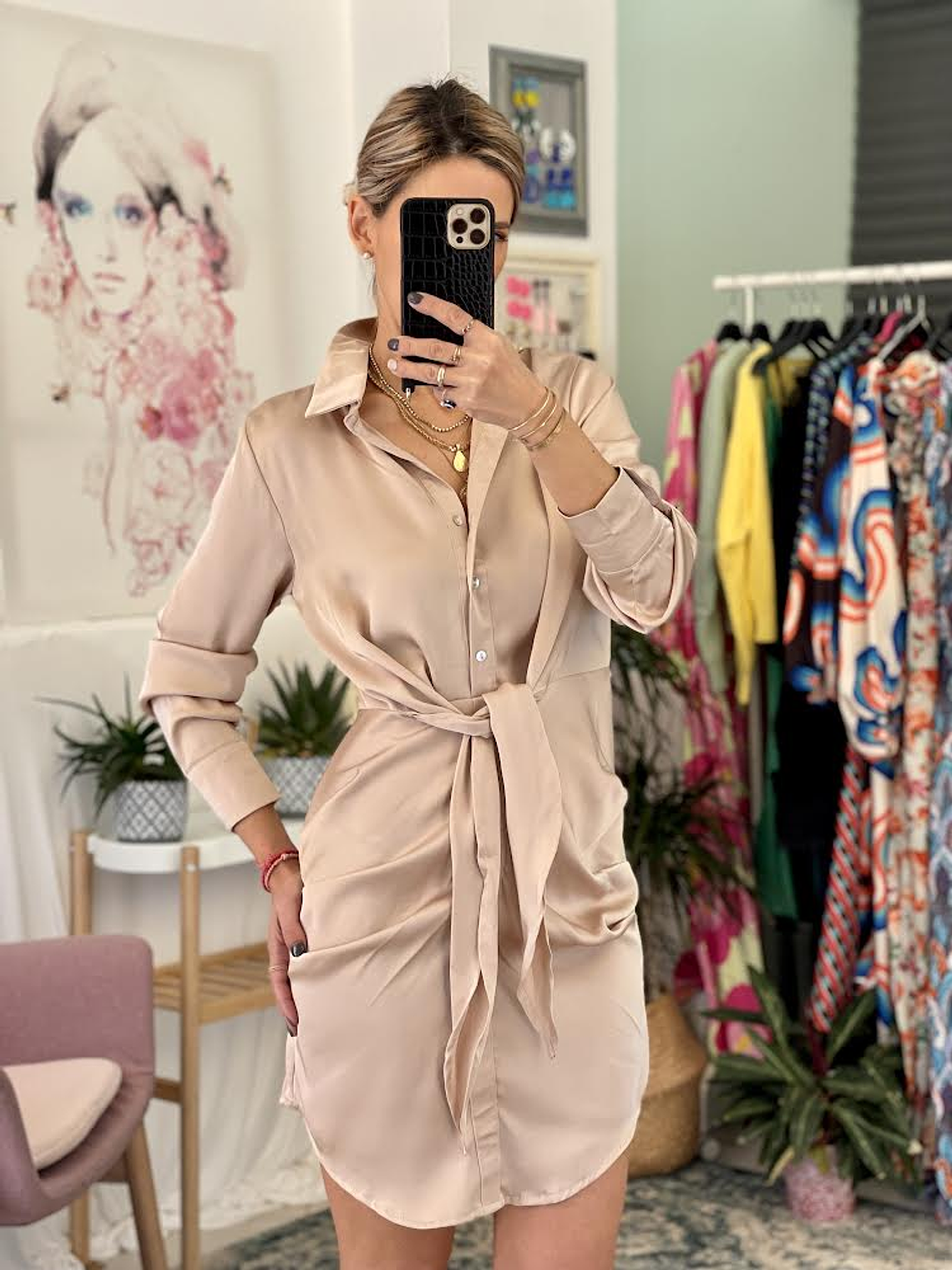 Dianna Beige Dress    1